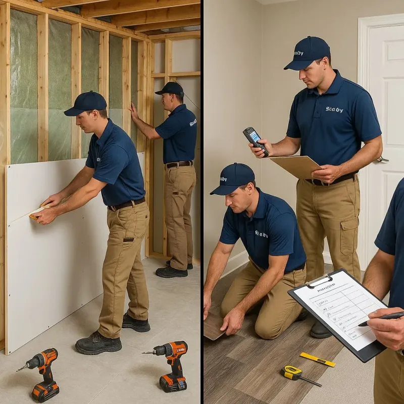 Repairs and Reconstruction process in Tipton, PA